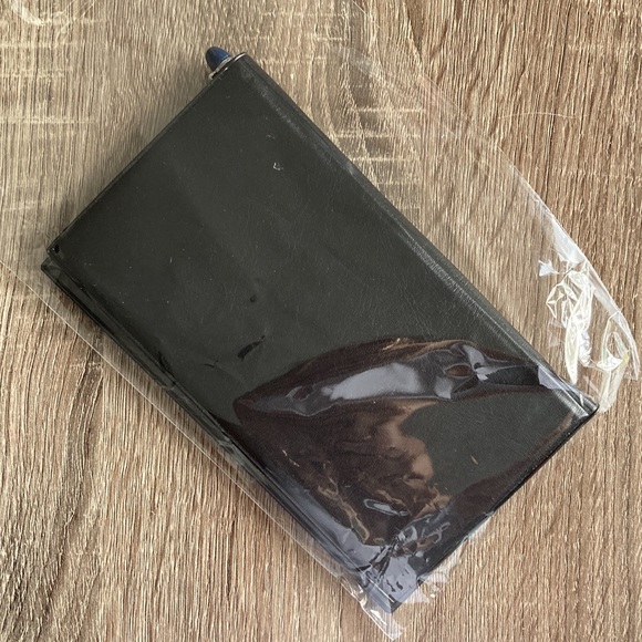 Tested New Long easy to use calculator pen vinyl case checkbook inside flap - Picture 8 of 8